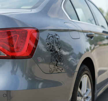 动物贴画：野马与牛仔 - TenStickers