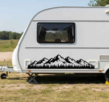 动物贴画，冒险的山地装饰 - TenStickers