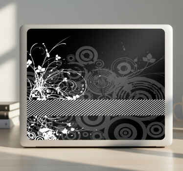 Laptop sticker modern artistic design - TenStickers