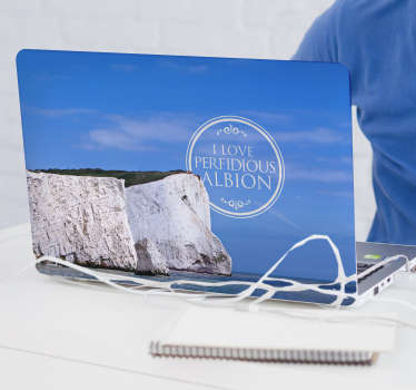 White Cliffs of Dover Laptop Sticker - TenStickers