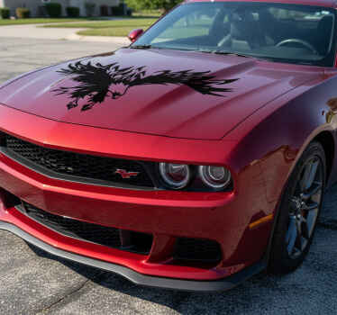 Adesivo per auto grande aquila in volo - TenStickers