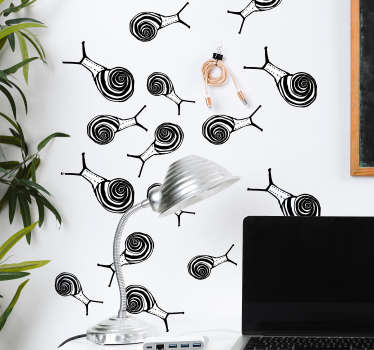 Csiga készlet rovar vinyl matrica - TenStickers