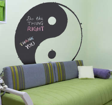 Yin Yang Tafelfolie - TenStickers