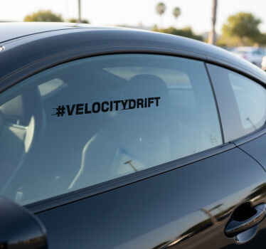 Pegatina coche alta velocidad - TenVinilo