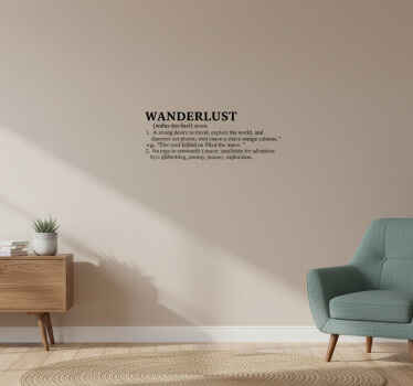 Adesivo murale definizione dizionario personalizzata - TenStickers