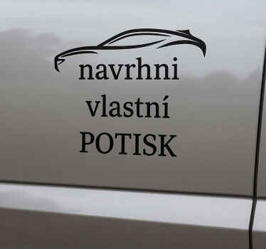 Car sticker custom vehicle lettering - TenStickers