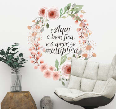 Autocolante para quarto infantil O amor fica - TenStickers