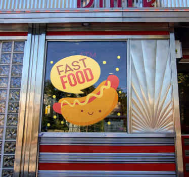 Hot Dogs Food Wall Sticker - TenStickers