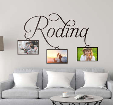 Rodinný obývací pokoj zeď dekor - TenStickers