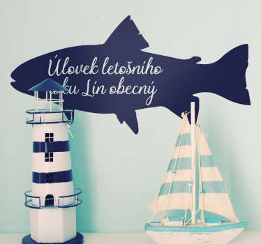 Ryby s textem obývací pokoj zdi dekor - TenStickers