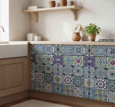 Furniture sticker ornamental arabic tile design - TenStickers