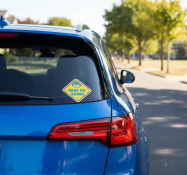 Decals for cars baby on board - TenStickers