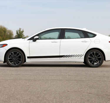 Adesivo per auto linee sportive - TenStickers
