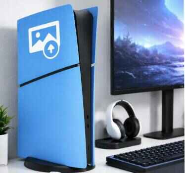 Vinilo ps5 edición digital slim personalizada - TenVinilo