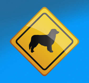 Australian shepherd on board Car decal - TenStickers