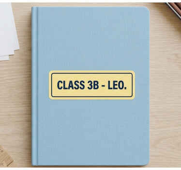 Customisable sticker school accessory - TenStickers