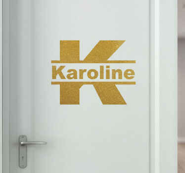 Customisable sticker professional door logo - TenStickers