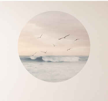 Dreamy ocean scene wall sticker - TenStickers