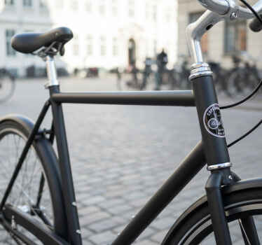 Klistermærke til cykel vintage københavn dekaler - TenStickers