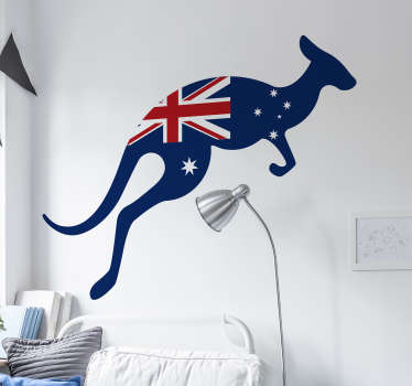 Kangoo Flag vinyl sticker - TenStickers
