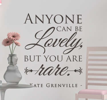 Kate Grenville Quote sticker - TenStickers