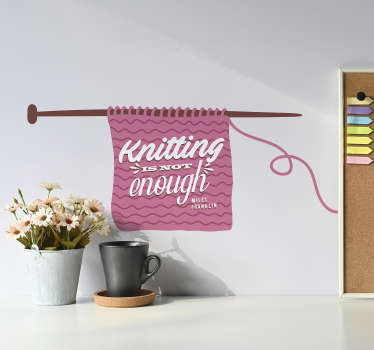 Miles Franklin Quote Wall Sticker - TenStickers