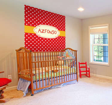 Sticker affiche à pois - TenStickers