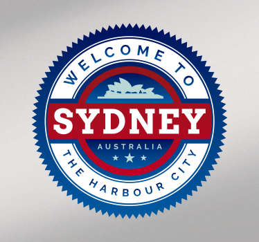 Welcome to Sydney Vehicle Sticker - TenStickers