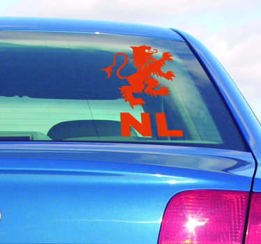 Autostickers Nederlandse leeuw - TenStickers