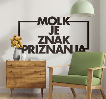 Besedilo slovenija dnevna soba dnevna soba dekor - TenStickers