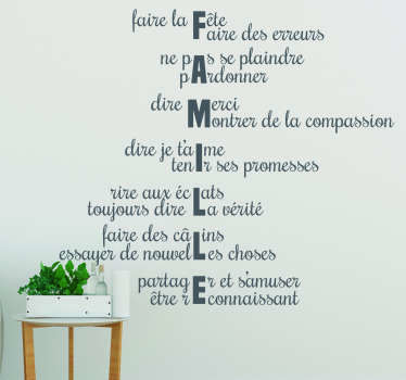 Sticker Maison Arbre de la famille - TenStickers