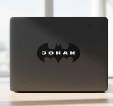 Tilpassbart klistremerke helteflagermusdekor - Tenstickers