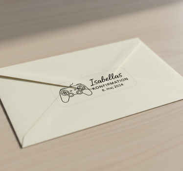 Tilpassbart klistremerke med bekreftelseshelsing - Tenstickers