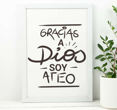 Vinilo frase cita célebre Luis Buñuel - TenVinilo