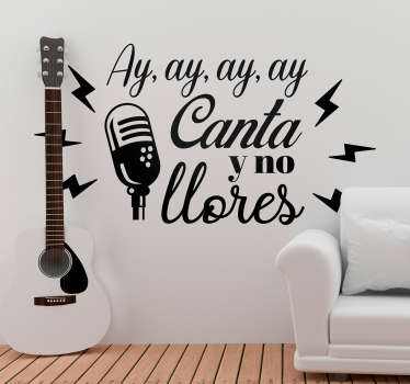 Vinilo pared Cielito Lindo y Querido - TenVinilo