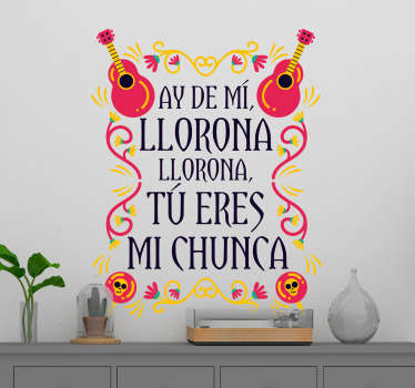 Vinilo original pared La Llorona - TenVinilo