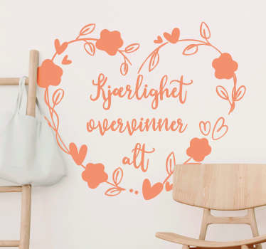 Kjærlighet erobrer alt kjærlighetsklær - Tenstickers