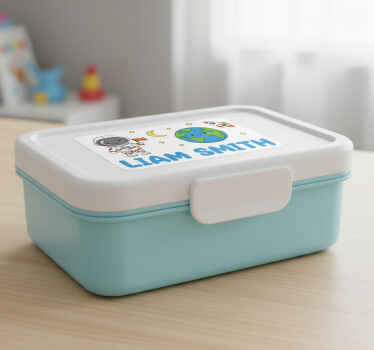 Customisable sticker custom lunchbox label - TenStickers