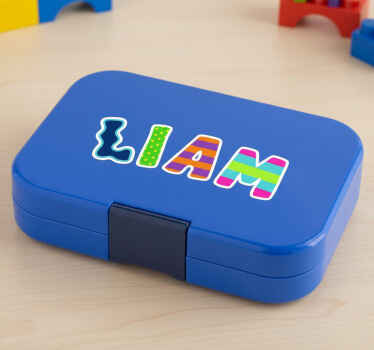 Vinilo personalizable con letras divertidas - TenVinilo