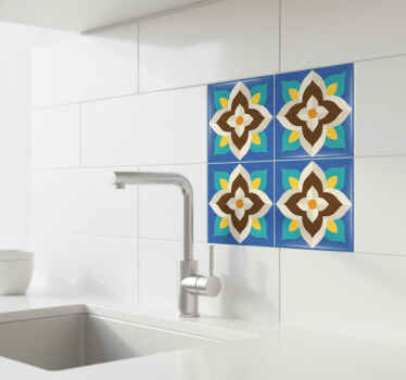 Fliesenaufkleber im bunten figuren design - TenStickers