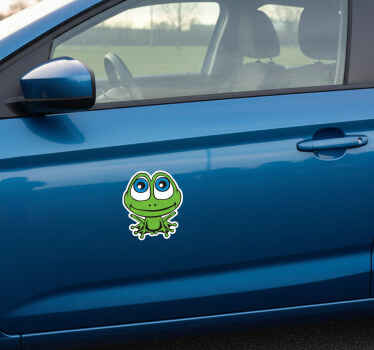 Nálepka na auto roztomilá malá mlha - TenStickers
