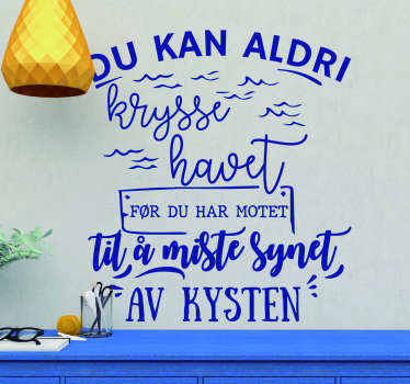 Krysser havets stue veggdekorasjon - Tenstickers