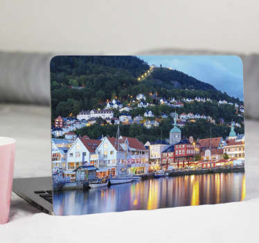 Fjell veggmaleri klistremerke - Tenstickers