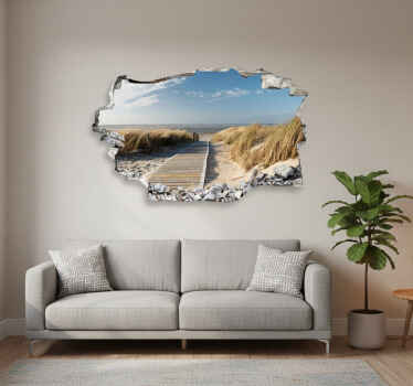 Sticker mural brise marine - TenStickers