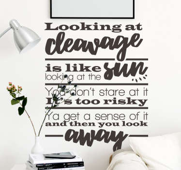 Seinfeld Phrase Living Room Wall Decor - TenStickers