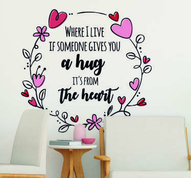 Steve Irwin Hug Living Room Wall Decor - TenStickers