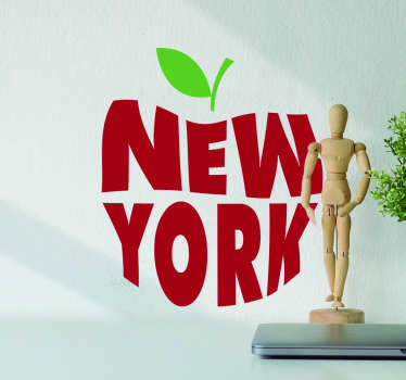 New York Home Wall Sticker - TenStickers