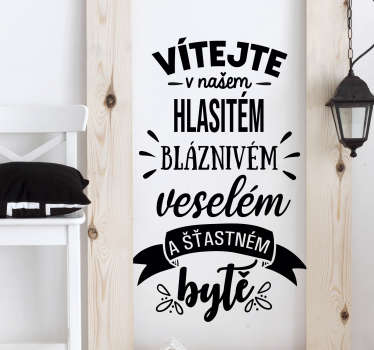 Vítejte! Výzdoba zdi obývacího pokoje - TenStickers