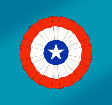 Pegatina bandera Escarapela de Chile - TenVinilo