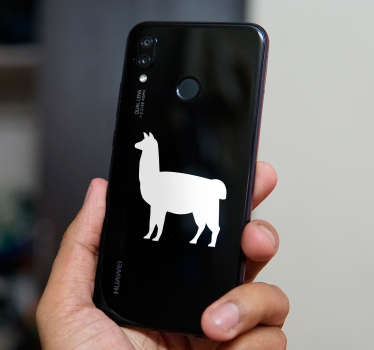 Sticker telefon llama huawei - TenStickers